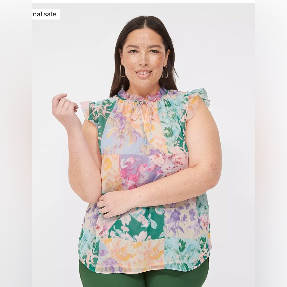 Lane Bryant Floral Women's Top - Multicolor